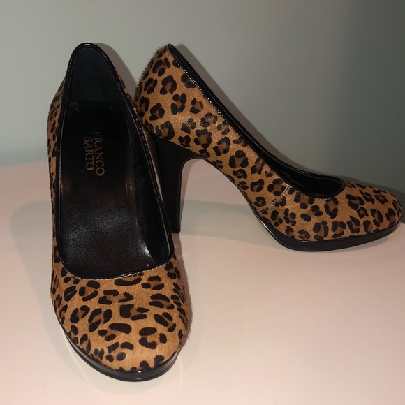 franco sarto cheetah heels